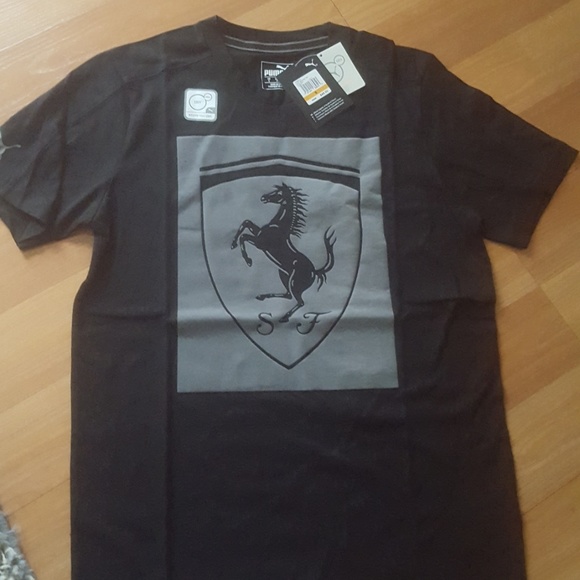 puma ferrari big shield tee